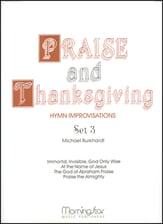 Praise and Thanksgiving Set 3 Organ sheet music cover